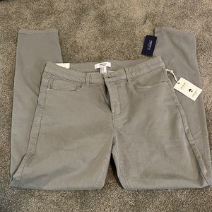 MidRise Skinny Denim Green Pants - New with Tags